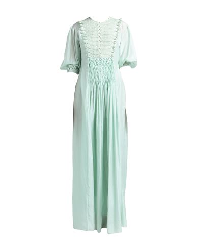 Ermanno Scervino Woman Maxi Dress Light Green Size 6 Silk, Viscose