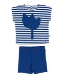IL GUFO M�dchen 0-24 monate Set Farbe Blau Gr��e 4