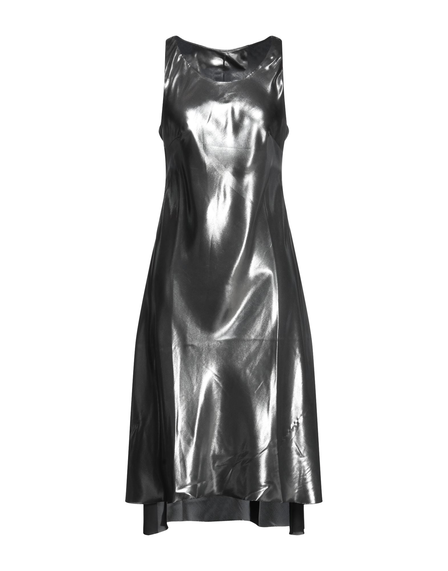 Masnada Midi Dresses In Silver