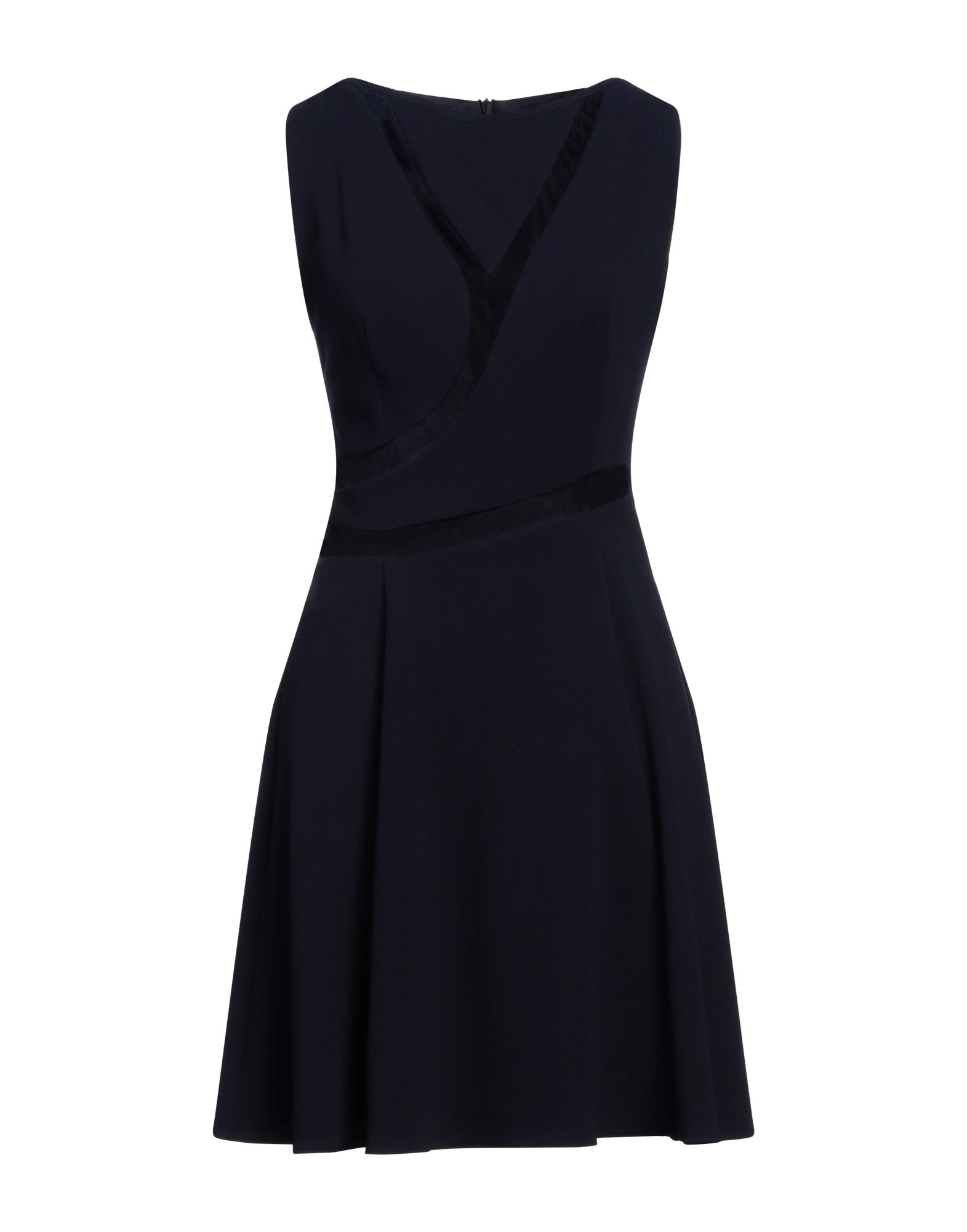 FRANKIE MORELLO FRANKIE MORELLO WOMAN MINI DRESS MIDNIGHT BLUE SIZE 8 POLYESTER, ELASTANE,34847381VW 3