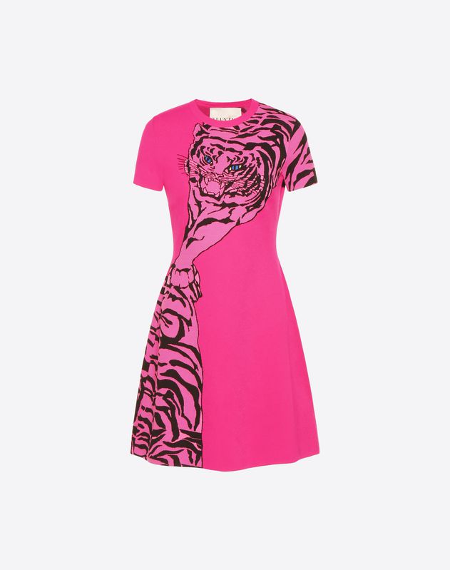 Valentino Women S Dresses Tiger Re Edition Jacquard Dress