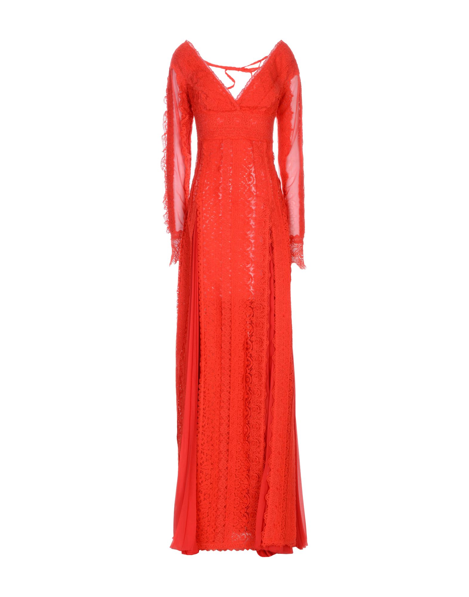 ERMANNO SCERVINO ERMANNO SCERVINO WOMAN LONG DRESS RED SIZE 6 POLYESTER, COTTON, POLYAMIDE, SILK,34853189DT 3
