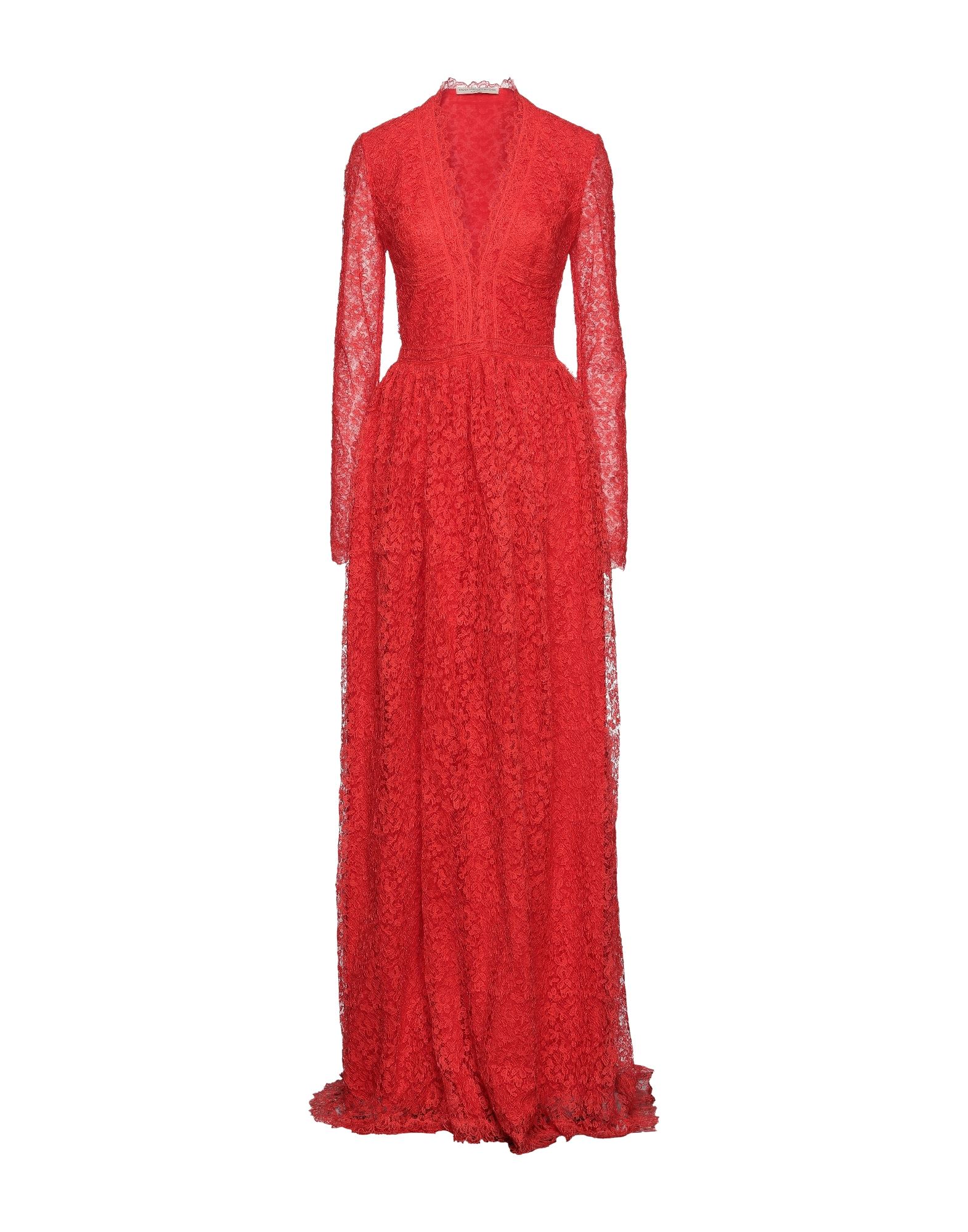 ermanno scervino red dress Ermanno Scervino 6 Women Red Knee-length dress Silk, Polyamide