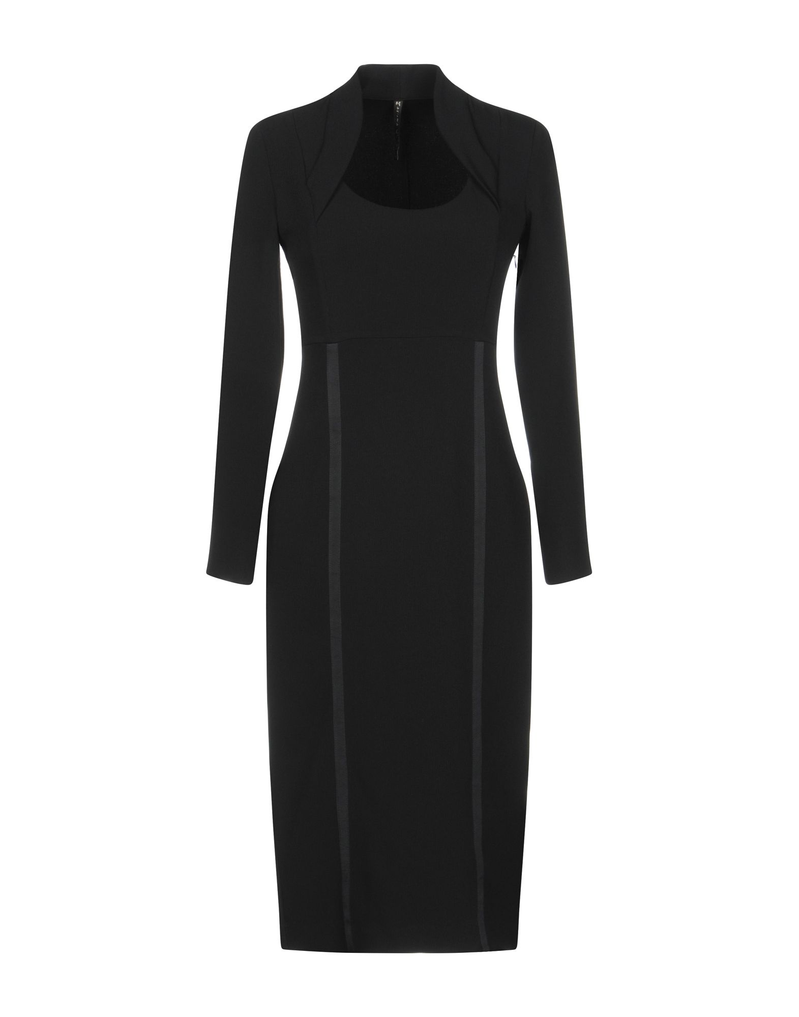 Manila Grace Midi Dresses In Black