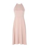 ADOR�E Damen Knielanges Kleid Farbe Nude Gr��e 4
