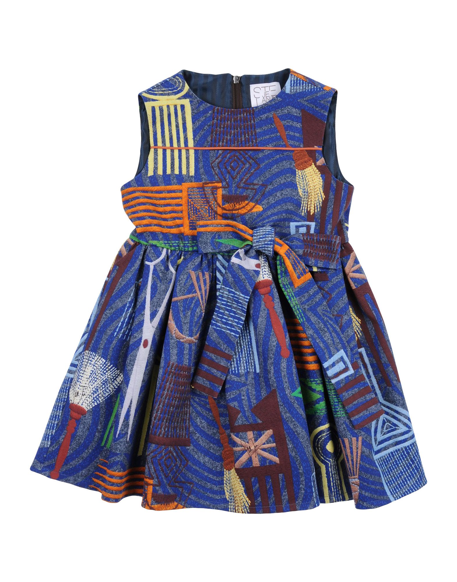 Stella Jean Kids' Dresses In Blue ModeSens