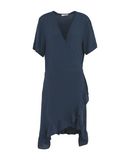 MINIMUM Damen Knielanges Kleid Farbe Dunkelblau Gr��e 5
