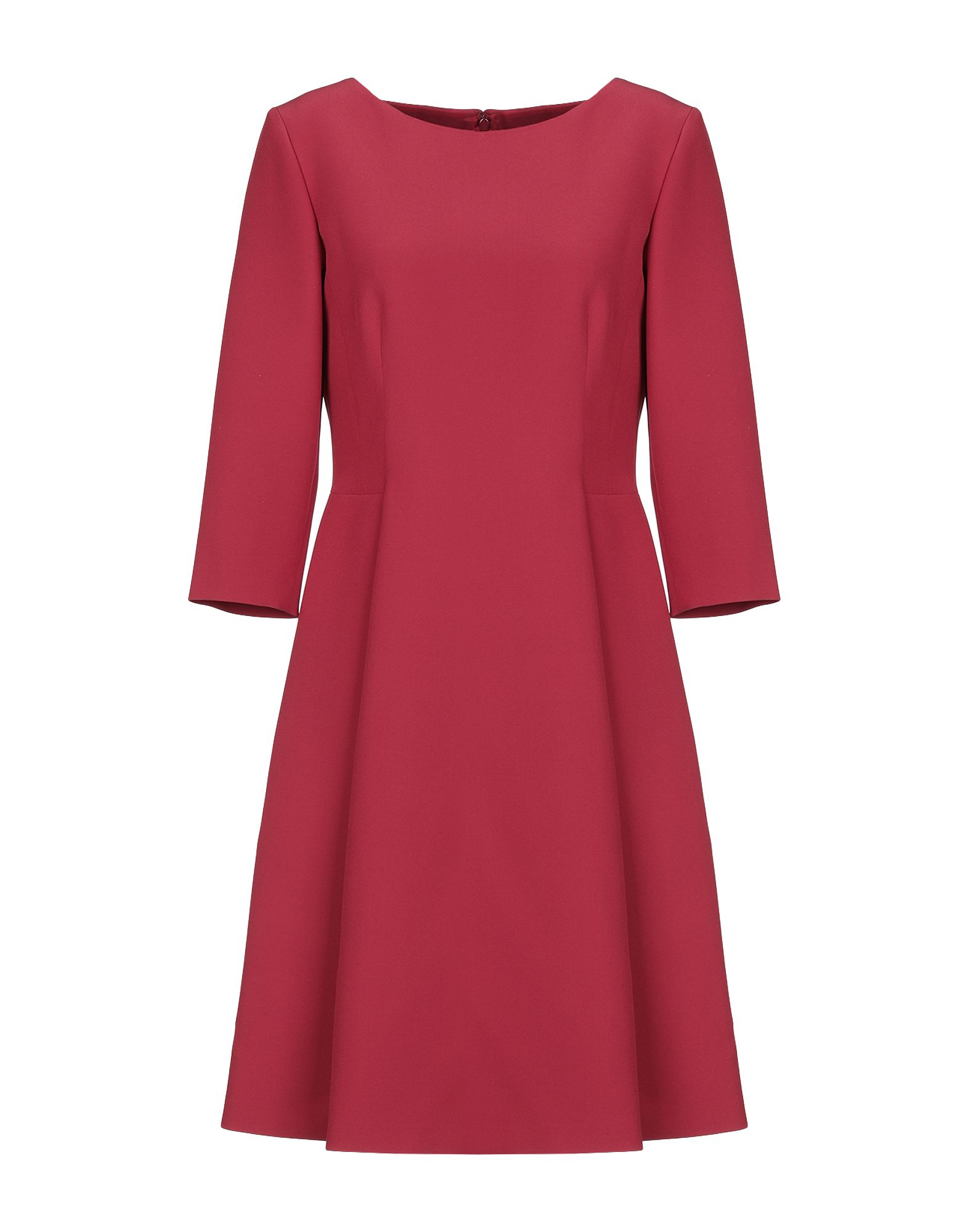 Alberta Ferretti Short Dress In Maroon | ModeSens