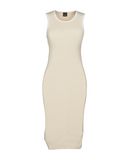 PINKO Damen Knielanges Kleid Farbe Elfenbein Gr��e 6