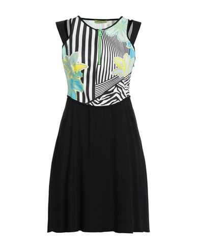Woman Mini dress Black Size 4 Polyester, Elastane, Viscose, Polyamide