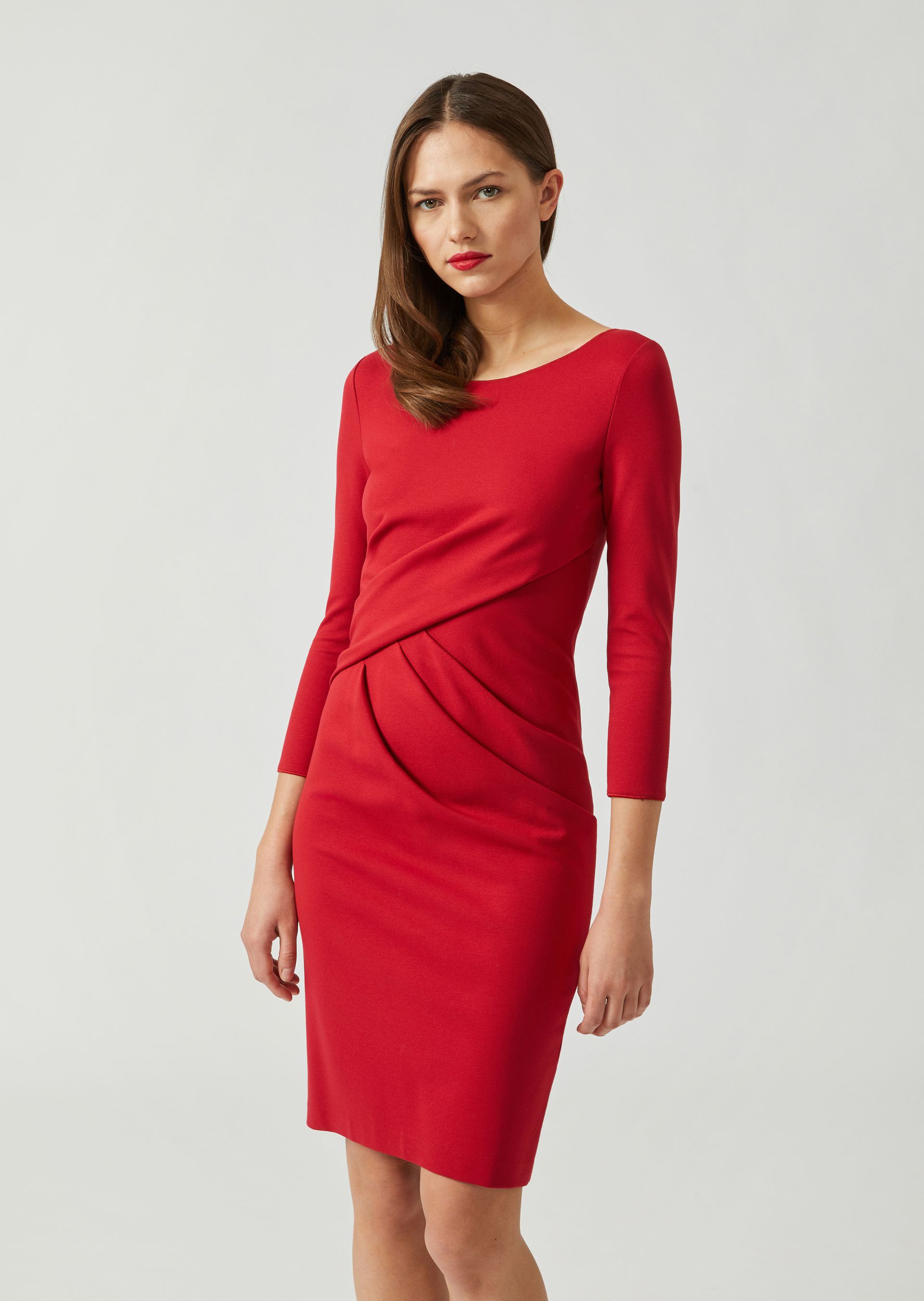 emporio armani red dress