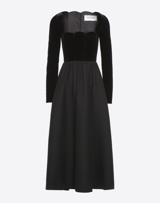valentino black dress