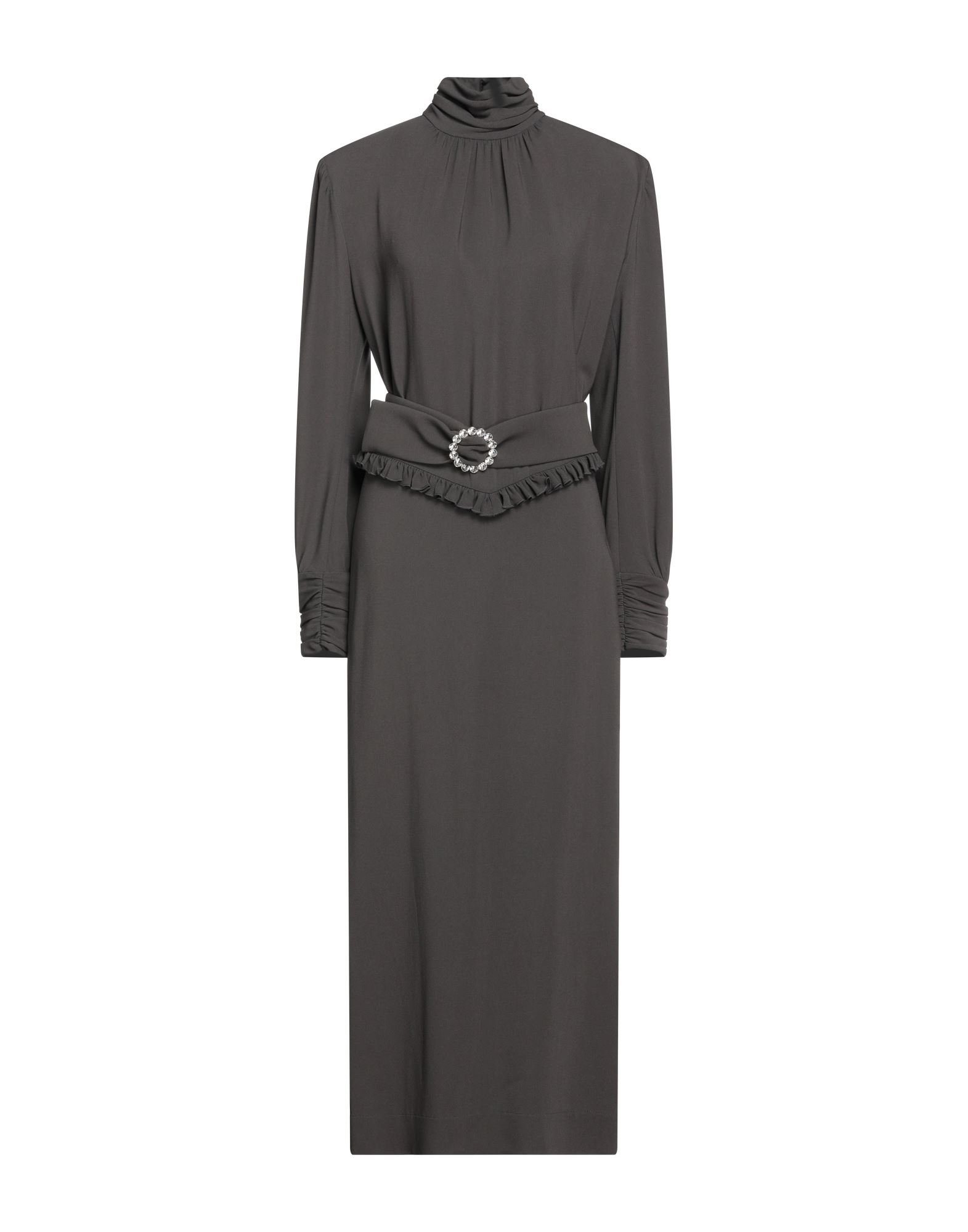 Alessandra Rich Midi Dresses In Steel Grey