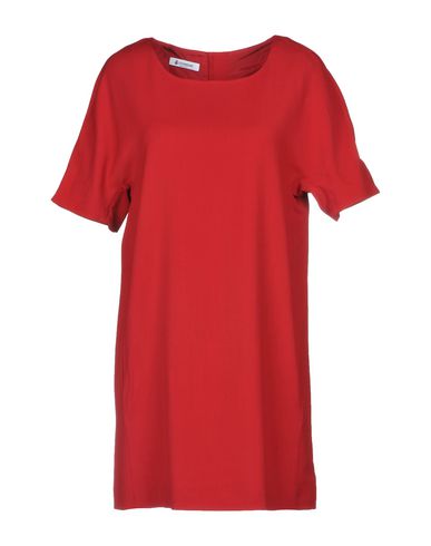Woman Mini dress Red Size 4 Viscose, Virgin Wool, Elastane