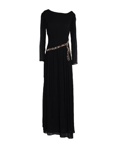 Woman Maxi dress Black Size 4 Viscose