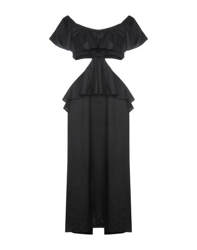 Vestido midi Mujer Negro L Mujer