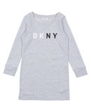 DKNY M�dchen 3-8 jahre Kleid Farbe Grau Gr��e 4