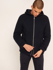 armani exchange zip up sweater