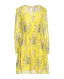 BLUGIRL BLUMARINE Damen Kurzes Kleid Farbe Gelb Gr��e 6