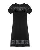 TWINSET Damen Kurzes Kleid Farbe Schwarz Gr��e 5