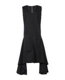 FEDERICA TOSI Damen Knielanges Kleid Farbe Schwarz Gr��e 3