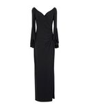 LAUREN RALPH LAUREN Damen Langes Kleid Farbe Schwarz Gr��e 2