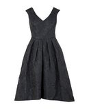LAUREN RALPH LAUREN Damen Knielanges Kleid Farbe Schwarz Gr��e 3