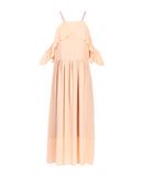 SEMICOUTURE Damen Midikleid Farbe Lachs Gr��e 3