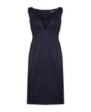 DSQUARED2 Damen Knielanges Kleid Farbe Dunkelblau Gr��e 3
