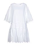 P.A.R.O.S.H. Damen Kurzes Kleid Farbe Wei� Gr��e 2