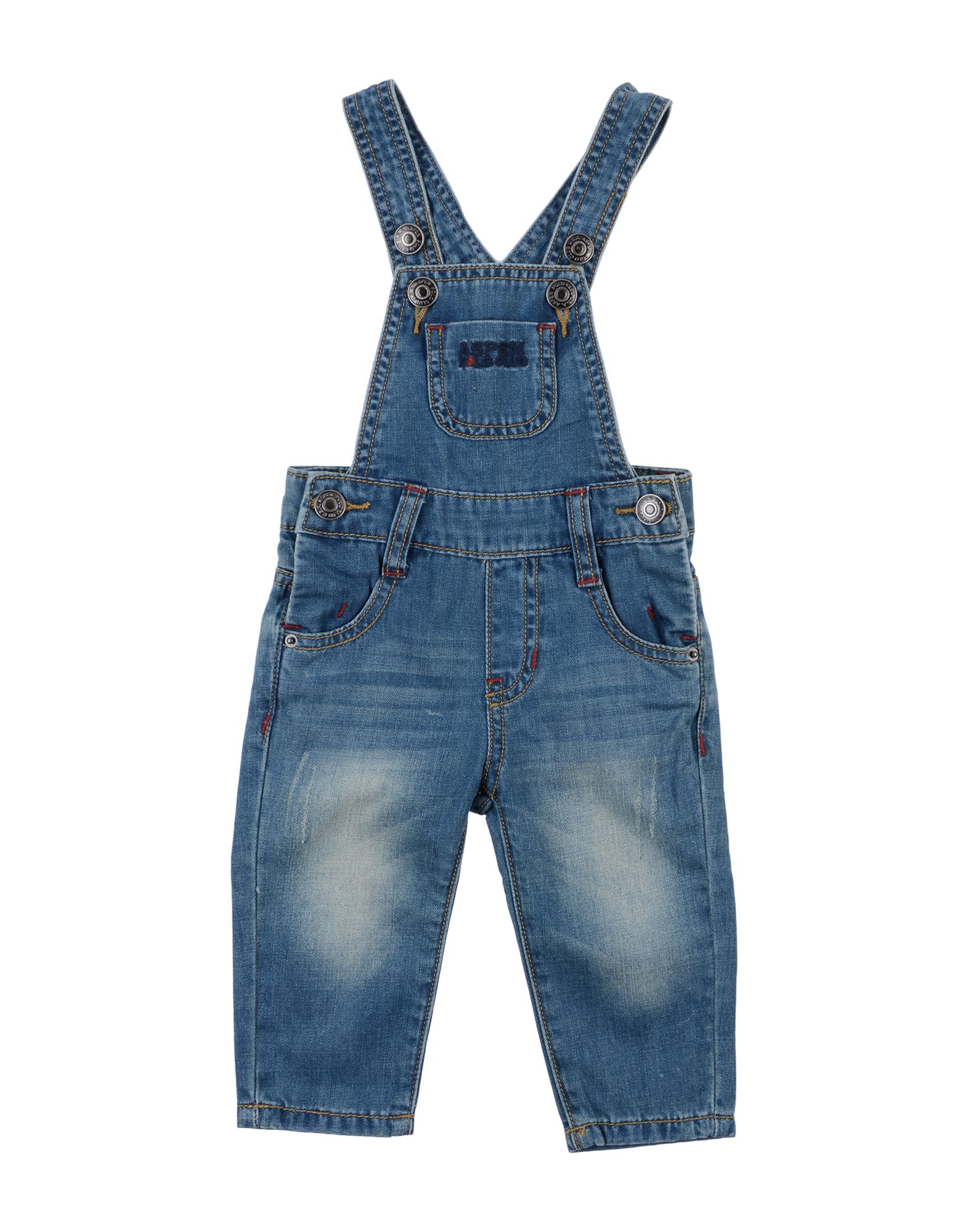 Aspen Polo Club Kids' Baby Overalls In Blue
