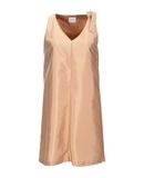 ..,MERCI Damen Kurzes Kleid Farbe Kamel Gr��e 4