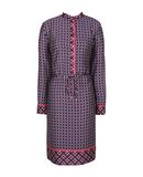LAUREN RALPH LAUREN Damen Knielanges Kleid Farbe Dunkelblau Gr��e 3