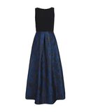 LAUREN RALPH LAUREN Damen Langes Kleid Farbe Dunkelblau Gr��e 2