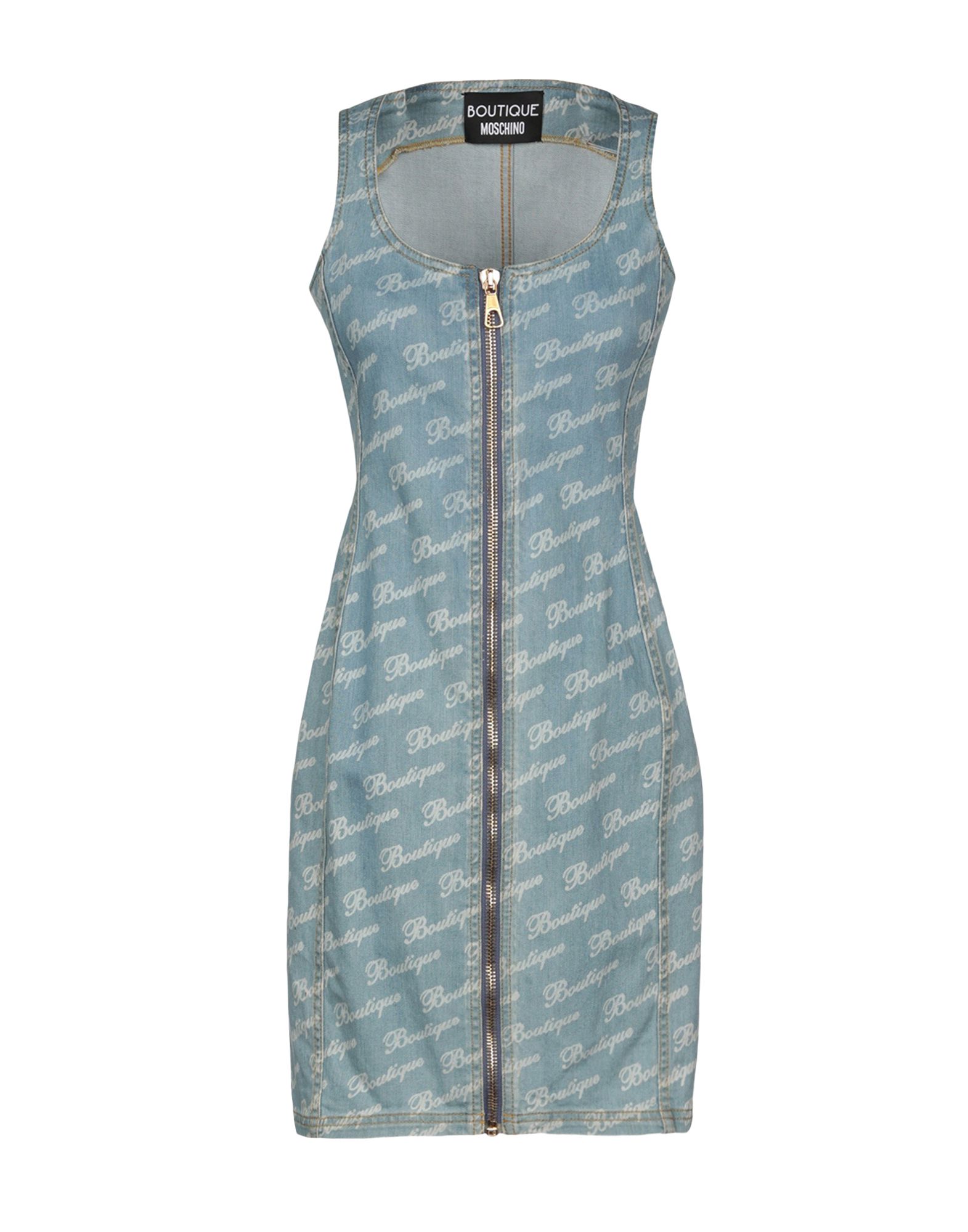 Boutique Moschino Denim Dress In Blue | ModeSens
