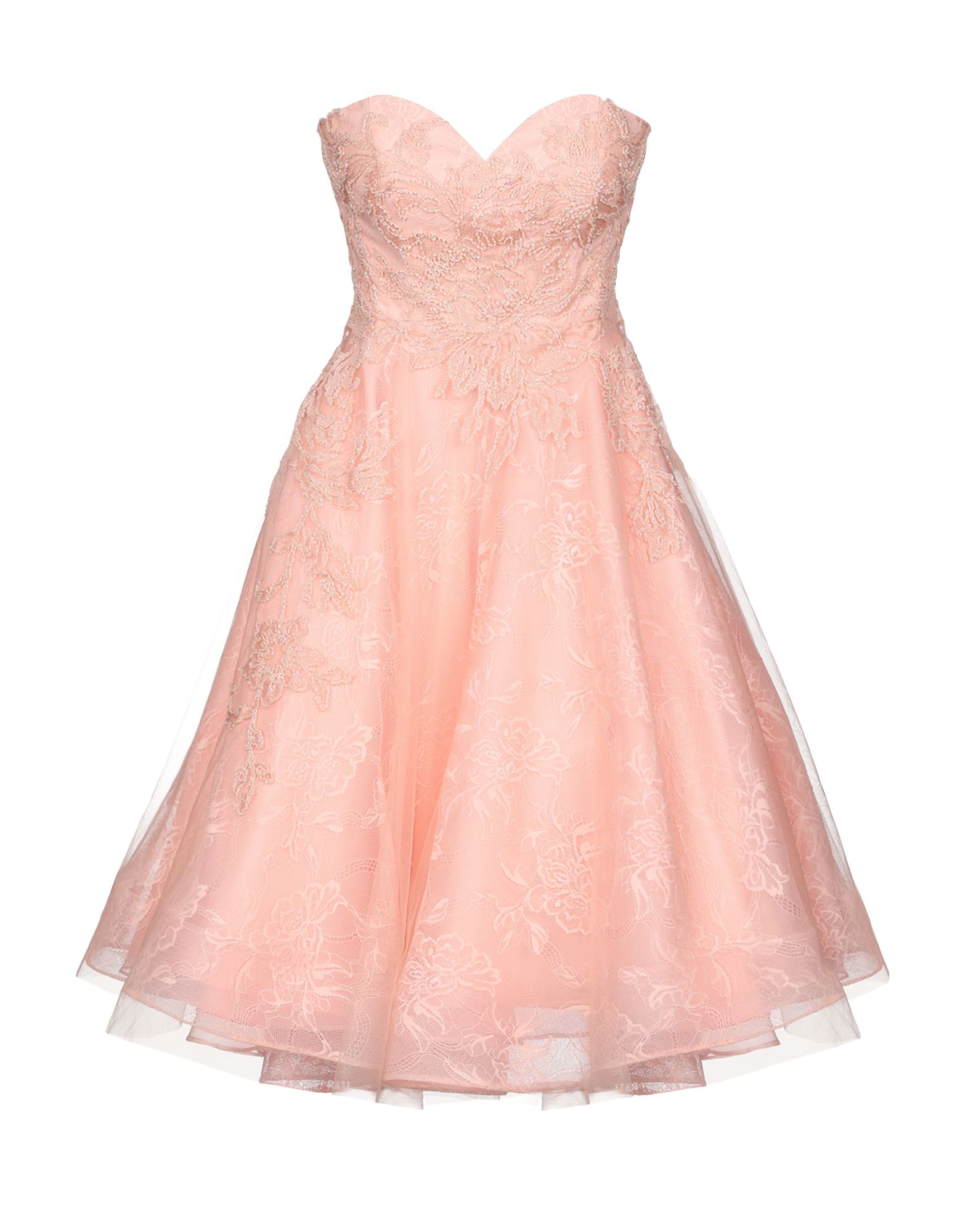 Платье до колена  - Розовый цвет