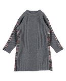 BURBERRY M�dchen 3-8 jahre Kleid Farbe Grau Gr��e 6