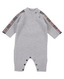 BURBERRY Jungen 0-24 monate Barboteuses Farbe Hellgrau Gr��e 5