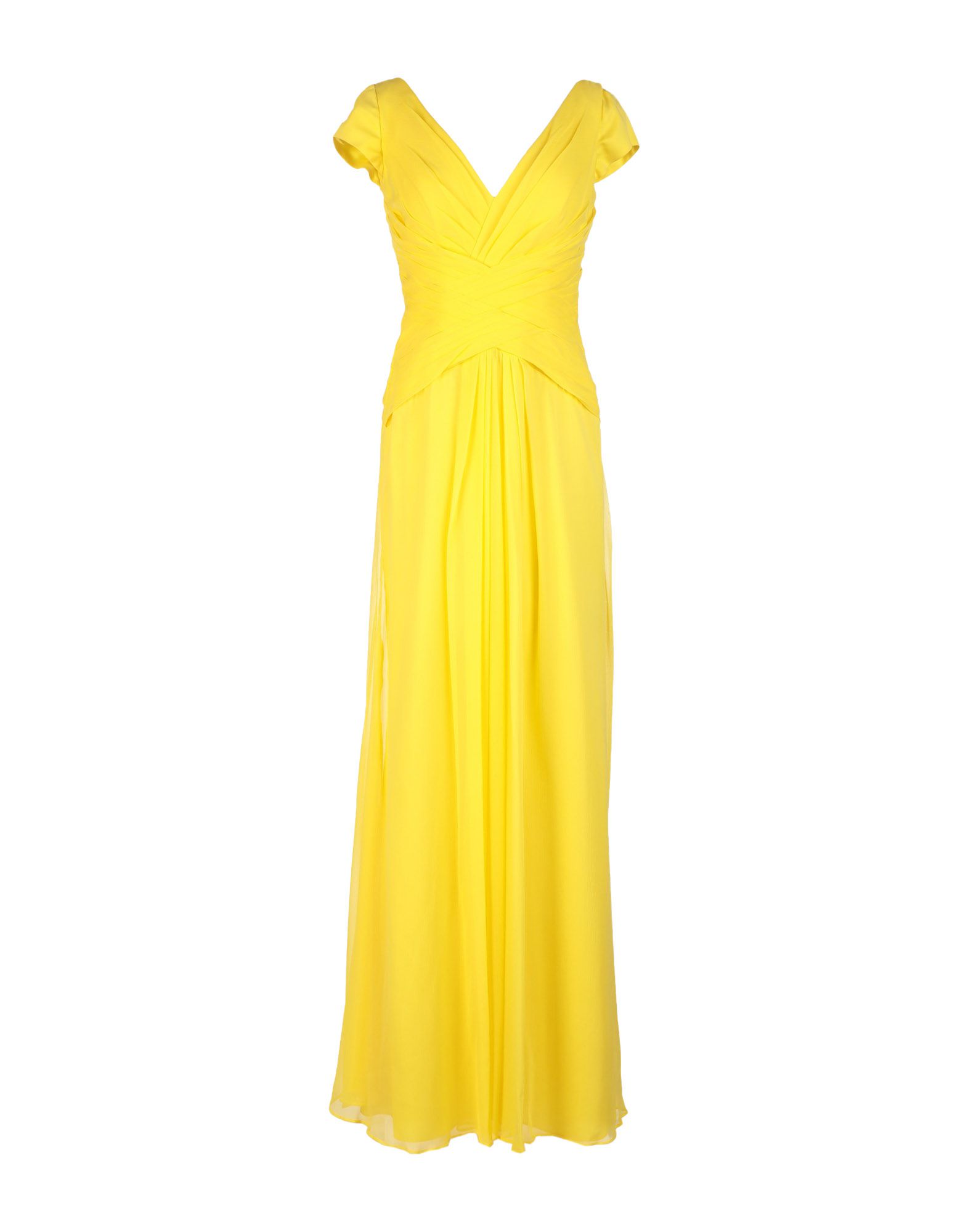 Длинное платье  - Желтый цвет