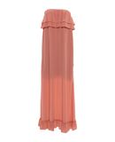 SEMICOUTURE Damen Langes Kleid Farbe Nude Gr��e 4