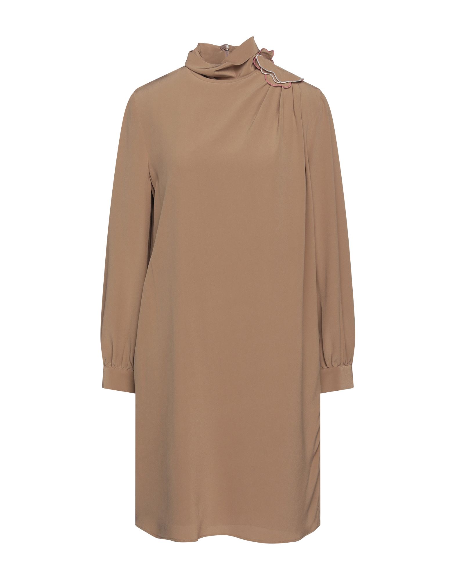 Emporio Armani Short Dresses In Camel