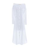 ERIKA CAVALLINI Damen Midikleid Farbe Wei� Gr��e 5