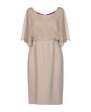 IVAN MONTESI Damen Knielanges Kleid Farbe Hellbraun Gr��e 5