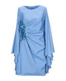 IVAN MONTESI Damen Knielanges Kleid Farbe Blaugrau Gr��e 2