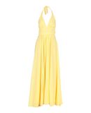 LANACAPRINA Damen Langes Kleid Farbe Gelb Gr��e 5