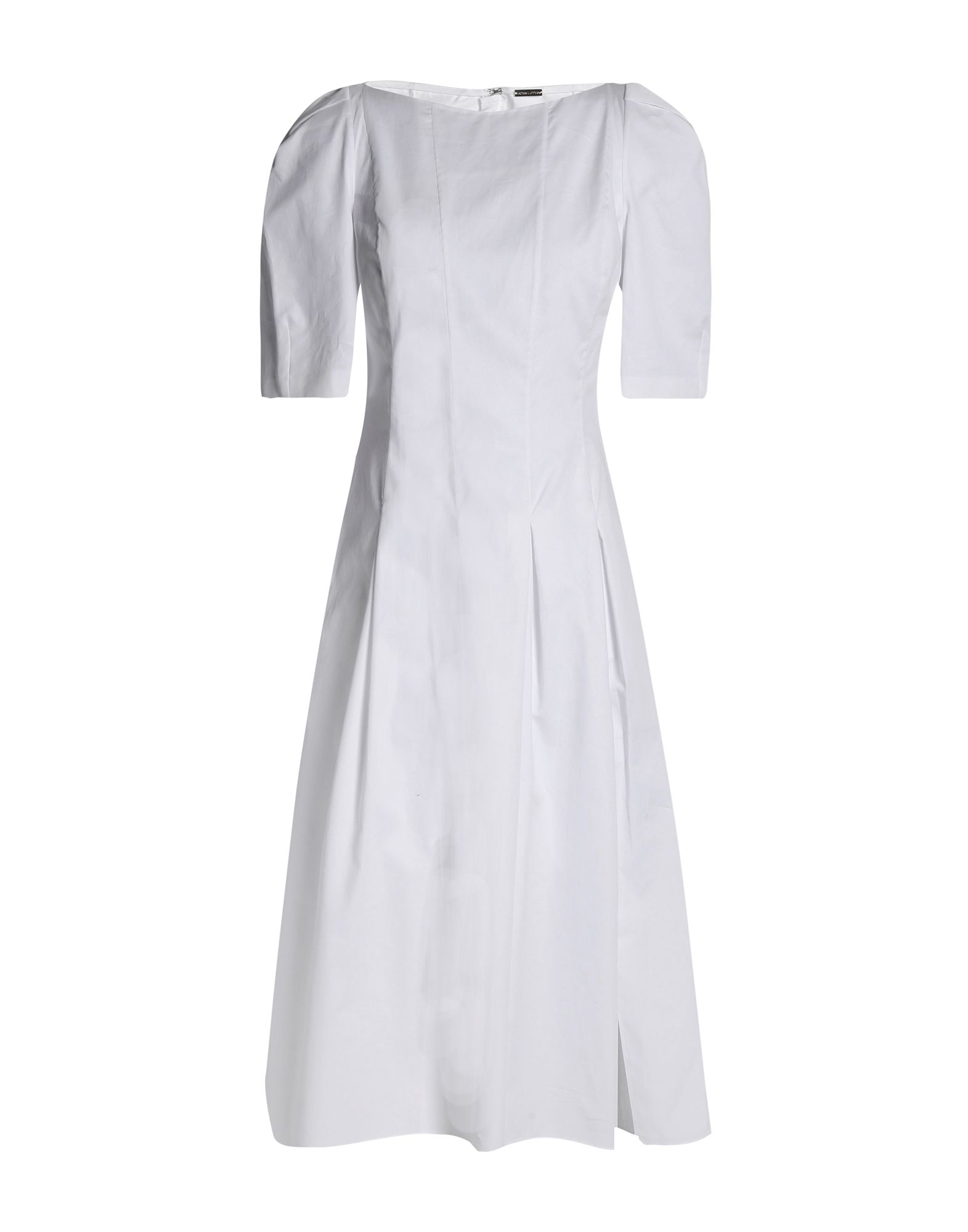 《送料無料》ADAM LIPPES レディース 7分丈ワンピース・ドレス ホワイト 2 コットン 100%
