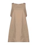 LUCILLE Damen Kurzes Kleid Farbe Kamel Gr��e 3