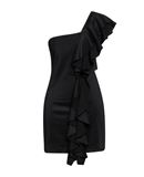 DONDUP Damen Kurzes Kleid Farbe Schwarz Gr��e 6