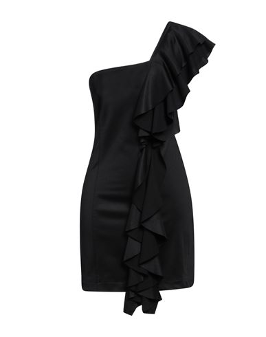 Woman Mini dress Black Size XS Cotton, Polyester