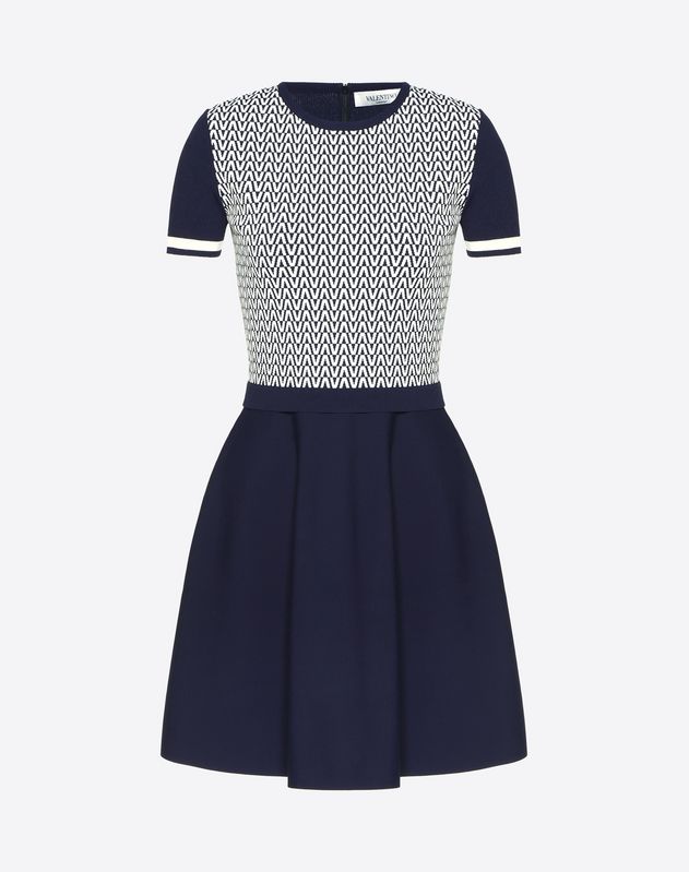 Valentino Women S Dresses Optical Valentino Stretch Viscose Dress